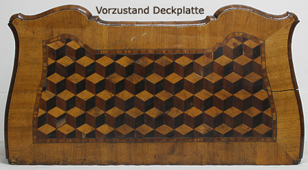 Vorzustand Deckplatte