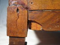 Detail der Korpusseite